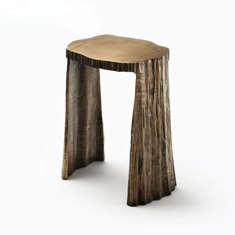 

Modern Minimalist Dining Chair Creative Design Wooden Living Room Bedroom Chair Side Table