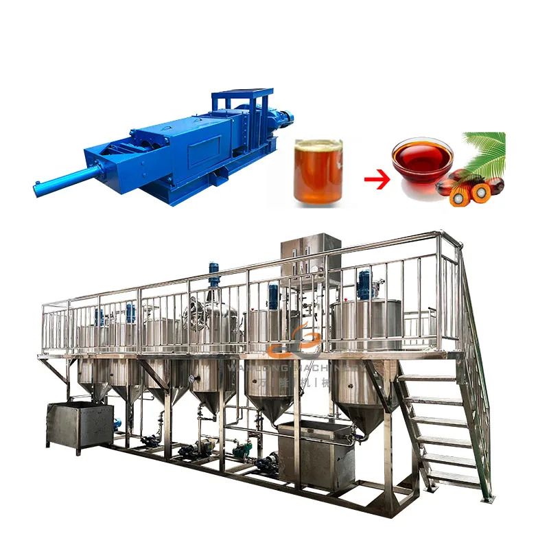 High Quality Crude Palm Oil Refinery Machine Soybean peanuts Oil Refining Plant