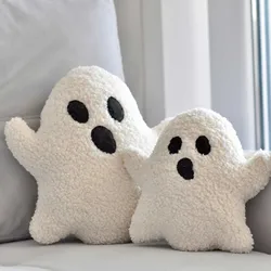 Halloween Ghost Pillow Plush Ghost Throw Pillow Halloween Decorative Gift Pillow Cushion Gift Sofa Bedroom Decor Sleep Cushion