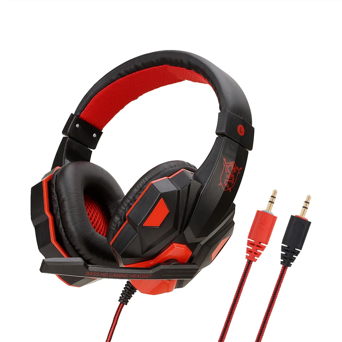 10pcs/lot Professional Gamer Headset For Computer Laptop Gaming Headphones Bass Stereo PC Wired Headset With Mic Gifts