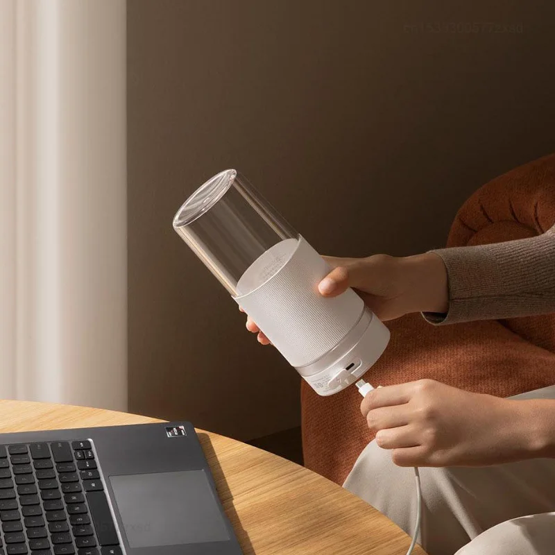 Xiaomi-Tasses portables Ju479 avec tête à lame de glace, Ju479 Smunvétérans wn ie, rechargeables et sans fil, accessoires d'accompagnement pour jus et aliments, concasseur à 2 lames