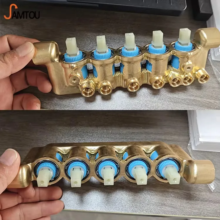 ก๊อกน้ำอ่างล้างจานครัวสแตนเลส LED มัลติฟังก์ชั่นทันสมัยปี 2025 ทำมือ อ่างล้างหน้าคู่ อ่างล้างจาน อ่างล้างมือทองเหลือง