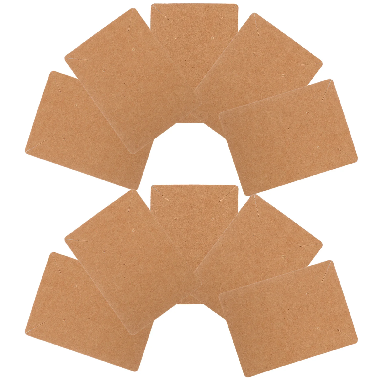 

50 шт., крафт-бумага, витрина для ювелирных изделий, прочный держатель для сережек для ожерелья, шпилек, упаковка, магазин, торговое шоу, использование