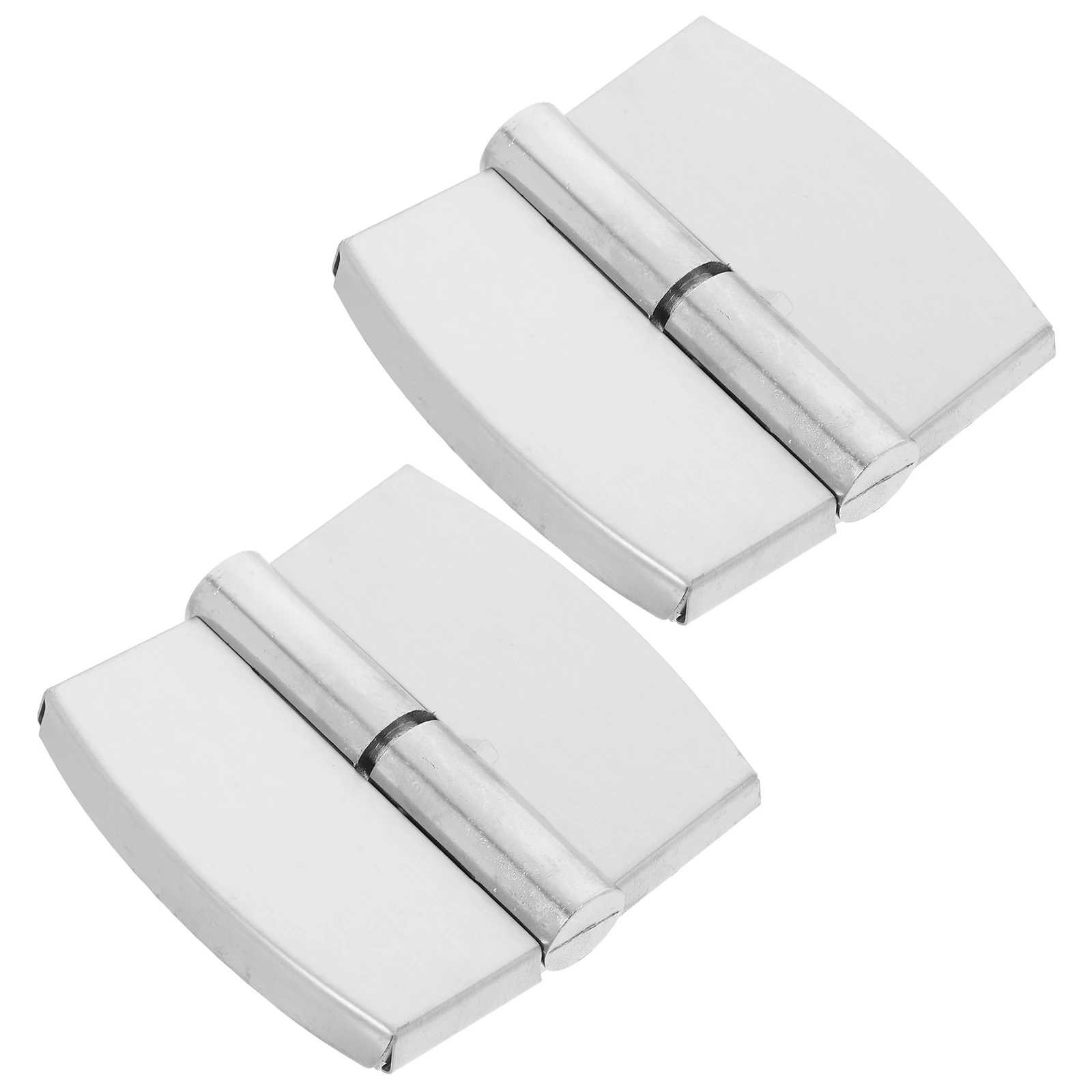 

2pcs Self Closing Door Hinges Heavy Duty Stainless Steel Adjustable Height Offset Restroom Hardware Toilet Accessories