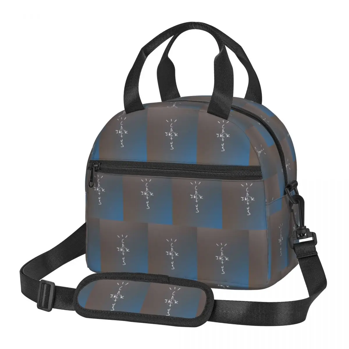 Cactus Jack Logo Insulated Lunch Bag for Women Picnic Storage Food Boxes Container Cooler Thermal Lunch Box Tote