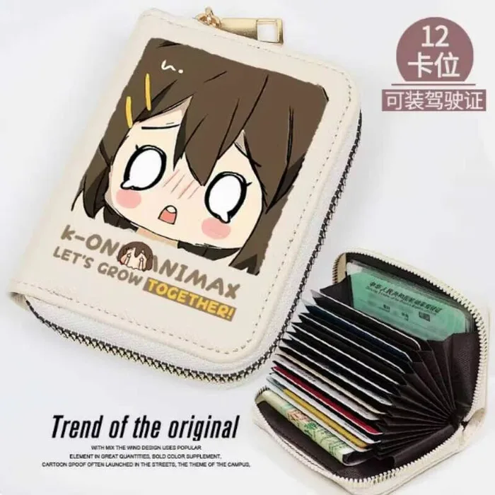 

Аниме Hirasawa Yui модный кошелек из искусственной кожи кошелек для карт монета на молнии держатель для денег сумка косплей подарок B1910 аниме
