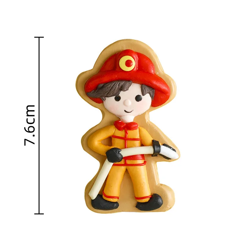 Feuerwehrmann Sam Cupcake Topper Feuerwehrauto Dessert Kuchen Topper Feuerwehrmann Topper Baby Shower Junge alles Gute zum Geburtstag Party Dekorationen – Detail 6