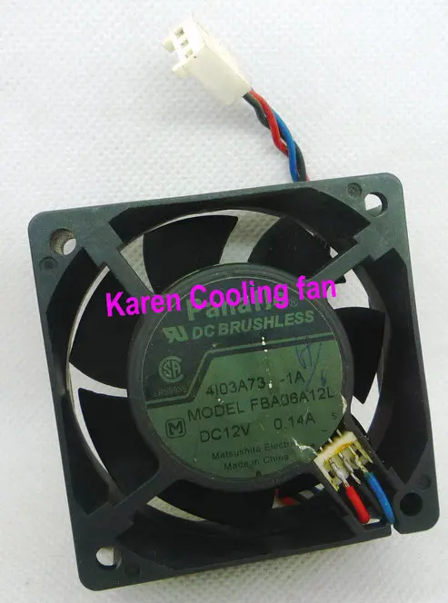 

6CM 6025 12V 0.14A FBA06A12L 3WIRE Cooling fan