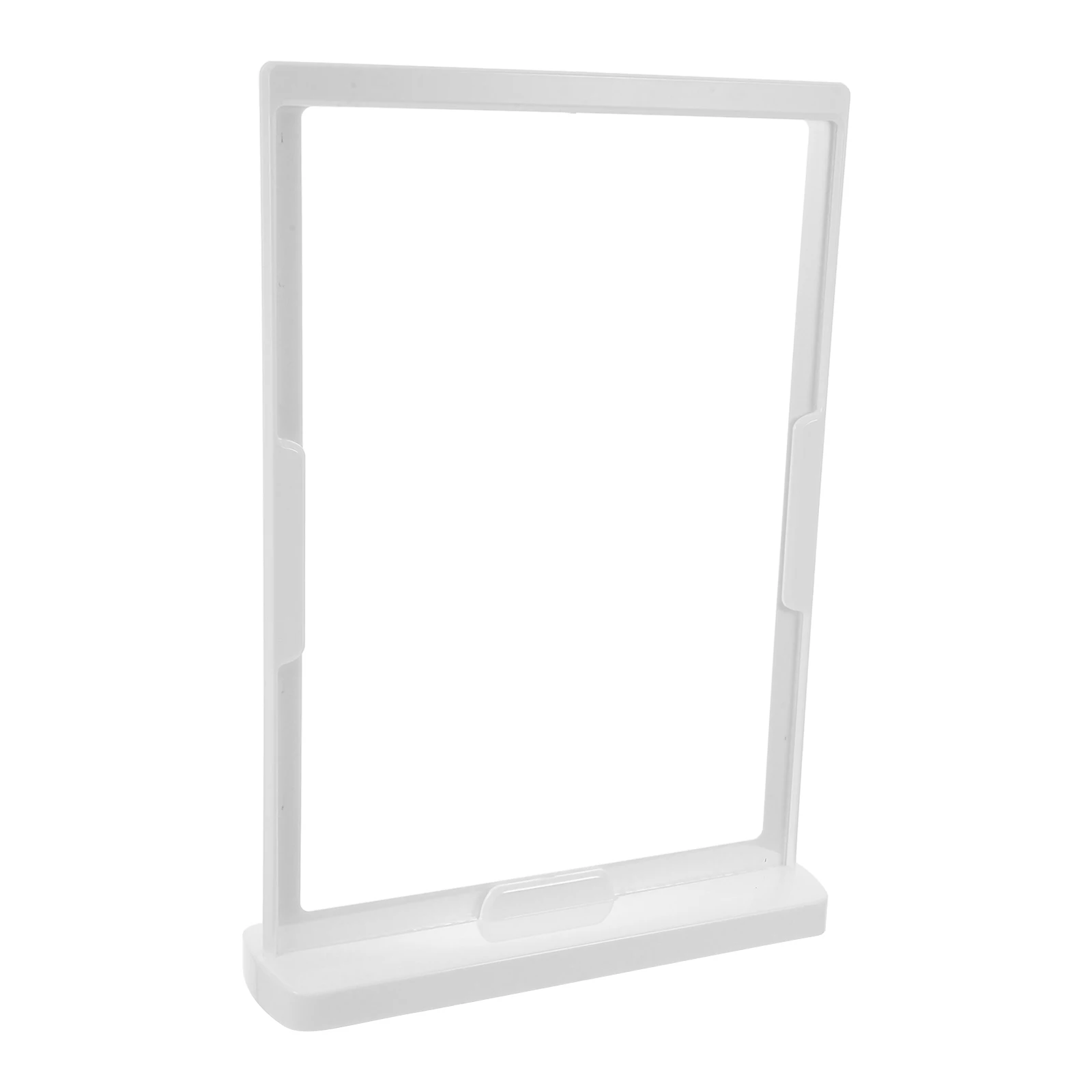 

Plastic Menu Display Stand For Table Office Restaurant Hotel Sign Holder A4 Size Lightweight Upright Poster Stand Brochure Flyer
