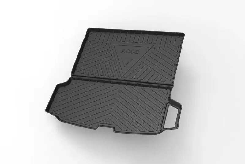 Image of Kofferraummatte, rutschfest, wasserdicht, aus TPE-Gummi, Laderaumauskleidung, Zubehör für Volvo S60 S80 S90 V40 V60 V90 XC40 XC60 XC90