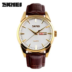 Skmei Genuine Hot Selling Men's Fashion Watch Belt Watch Waterproof Korean Electronic Watch Business Quartz Watch