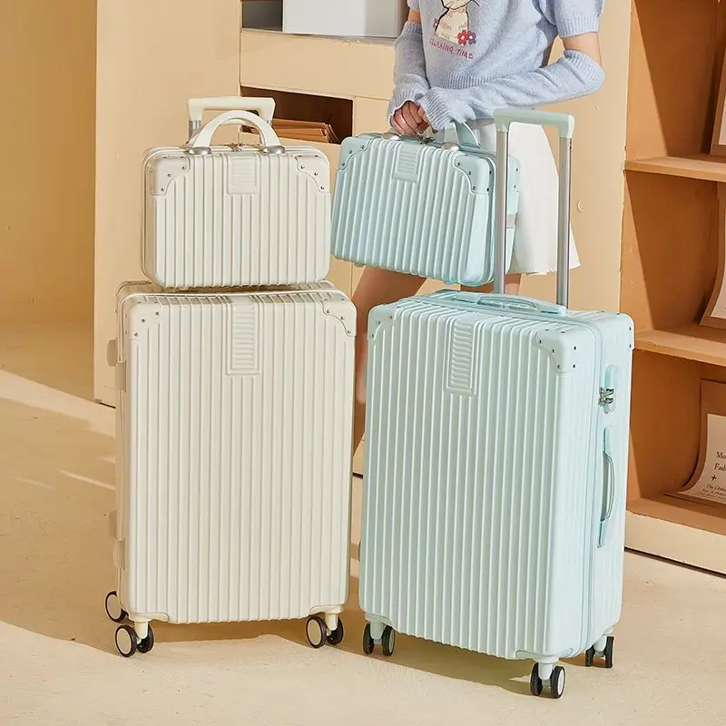 large-capaci-travel-suitcase-women's-20-inch-men's-24-inch-26-inch-28-inch-lage-abs-pc-material-universal-wheel-lo