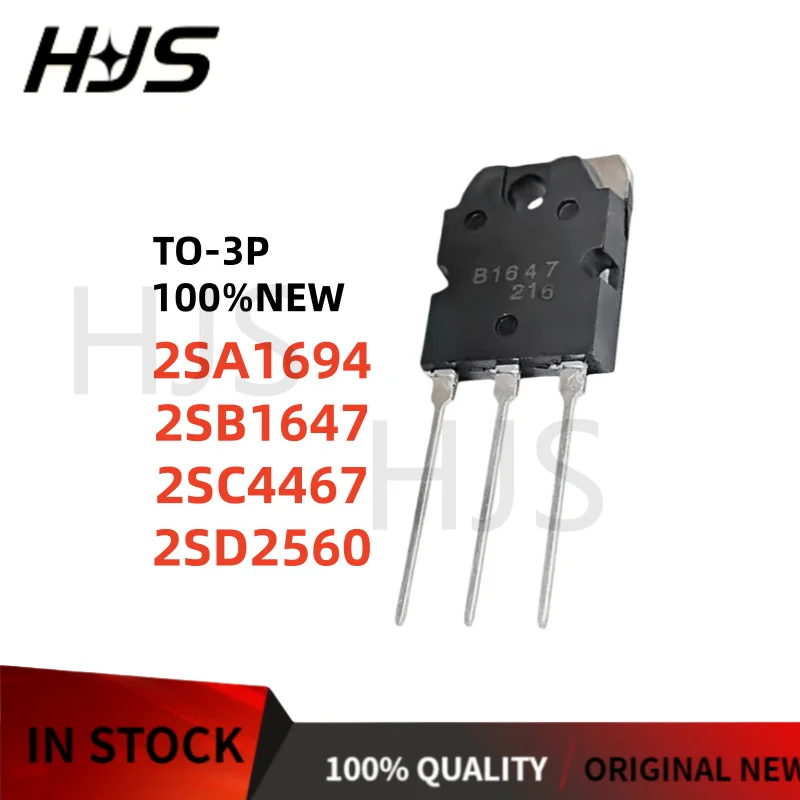 5pcs 2SA1694 2SB1647 2SC4467 2SD2560 2S*A1694 B1647 C4467 D2560 TO-3P Brand new In stock