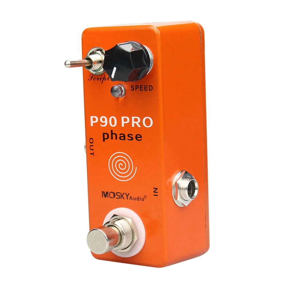 

Moskyaudio P90 Pro Phase Vintage Effector Electric Guitar Effect Pedal Switchable Guitar Pedal DJ Equipment Effects Processors