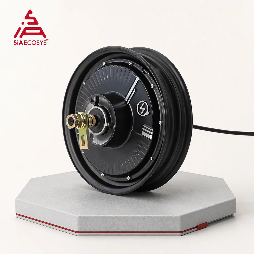 QSMOTOR QS212 V1.12 2000W 10 Inch Brushless Hub Motor CE Certified 48V 60V 72V for Electric Motorcycle Scooter Wheel Drive Kit