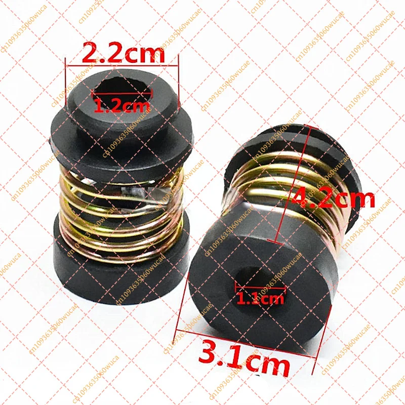 4pcs Refrigerator Compressor Shock Absorber Pad Rubber Mounting Feet Anti-Vibration Spring Mat for Freezer Cooling Parts