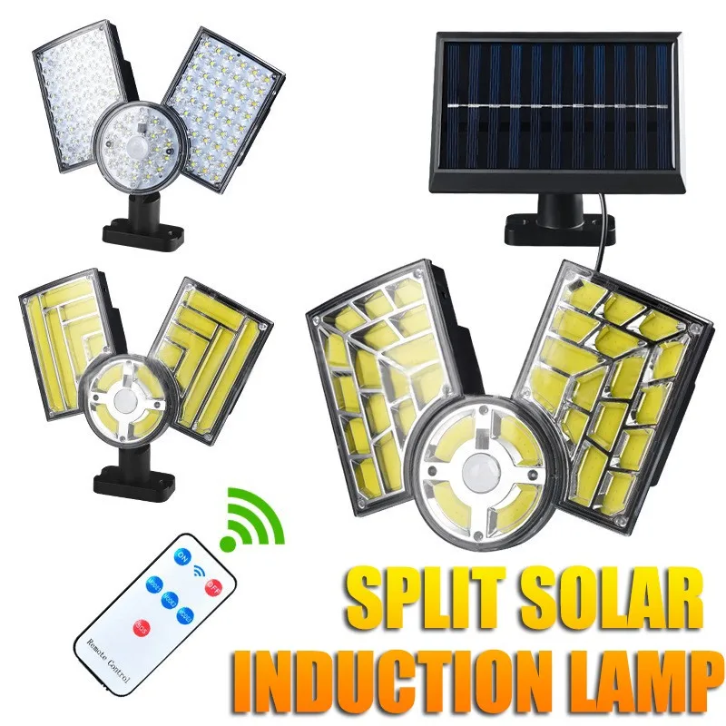 300w Solar Light Outdoor 112 LED Super Bright Motion Sensor Solar Strong 120COB Garden Wall Lamp IP65 Waterproof 3 Working Modes