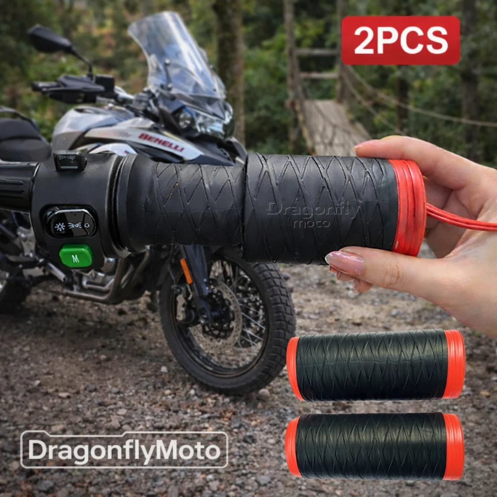 

Motorcycle Silicone Handlebar Cover For Benelli TRK 502X TRK 502 X Leoncino 500 Self Shrinking Non-Slip Motorcycles Grip Covers