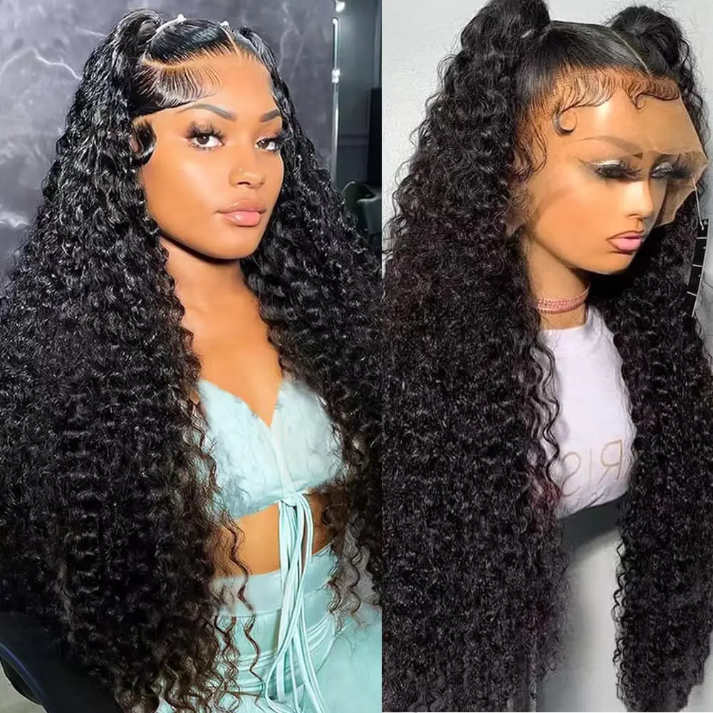 250% Hd 13x4 Water Wave Lace Frontal Human Hair Wigs Loose Deep Wave Lace Front Wig Curly Curly Lace Front Human Hair Wigs