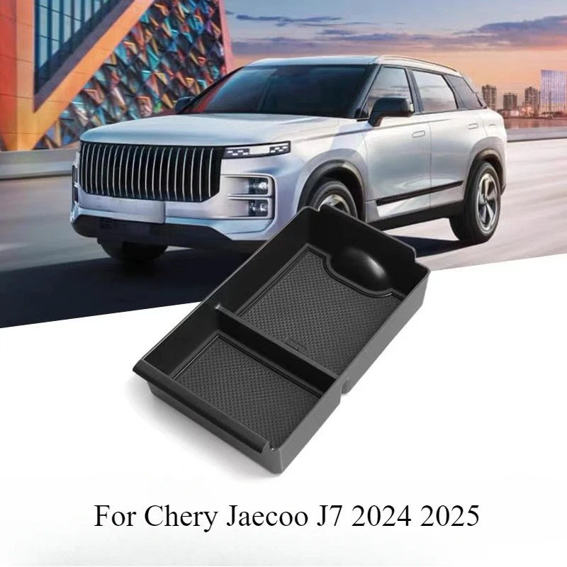 For Chery Jaecoo J7 2024 2025 Indoor Central Upper Layer Console Car Armrest Storage Box Holder Interior Car Accessories