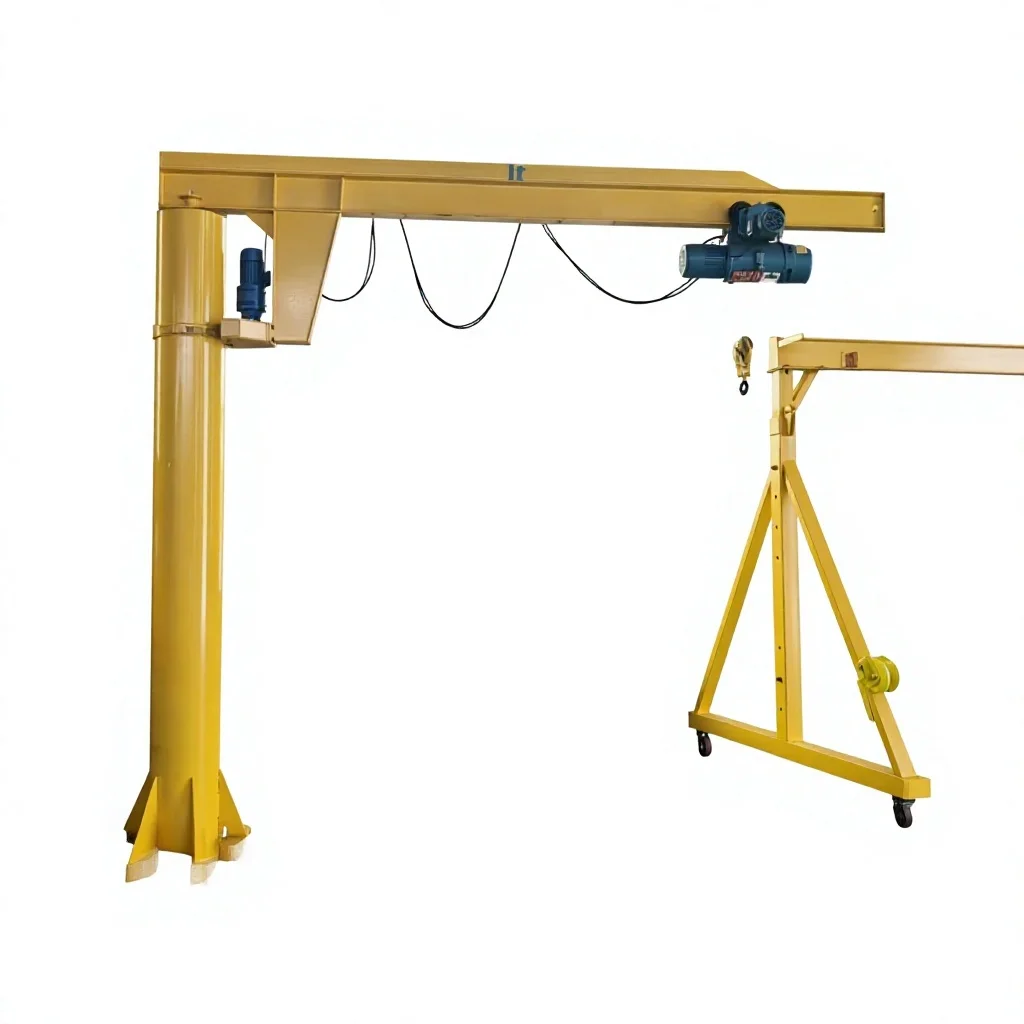 Electric Cantilever Crane 2-Ton Capacity 360-Degree Rotating Column-Mounted 3-Ton Fixed 1-Year Warranty Customizable