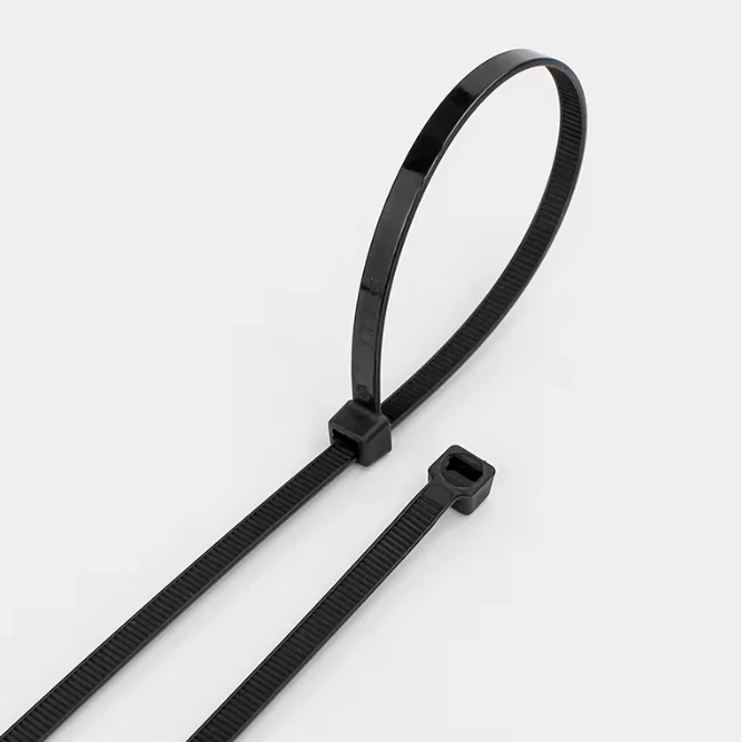250 PCS Black Self-Locking Nylon Cable Ties Zip Fastening Rings Plastic Strap Cable Management Set for Home And Office