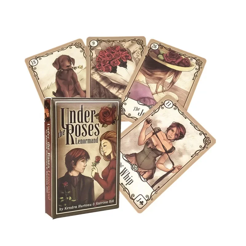 Under the Roses Lenormand 39 Card Oracle Deck Family Party Fun Tarots Board Game