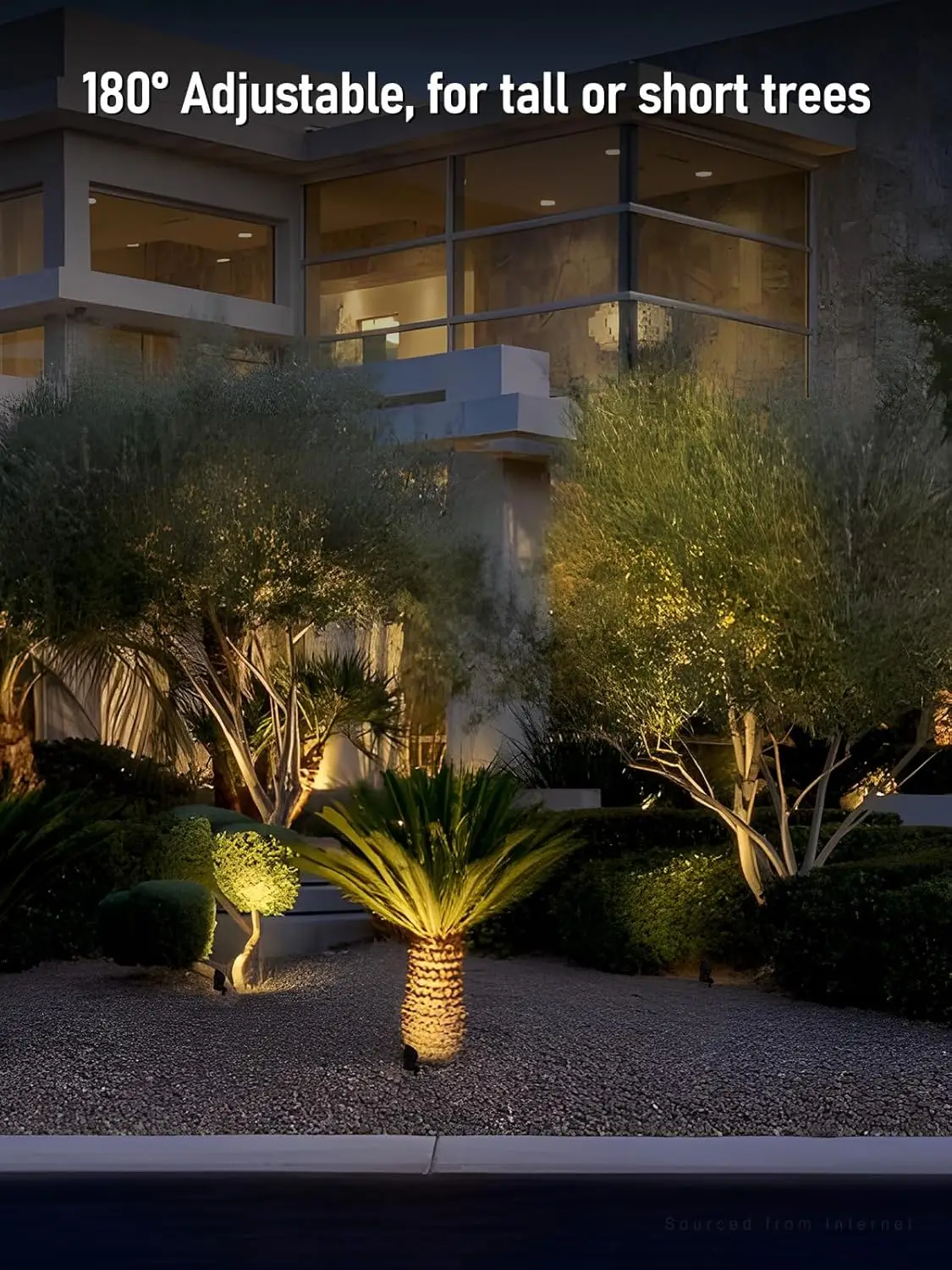 低電圧LED景観照明スポットライト、5W 12V通路照明屋外用、CRI90、アルミ製スポットライト（庭園用）、工場直販