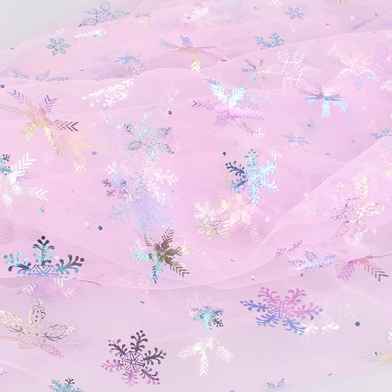 New listing Frozen Mesh Fabric Colorful for Sewing Puff Skirt Princess Dress Cape Costume Wedding Background by Meters - view 5