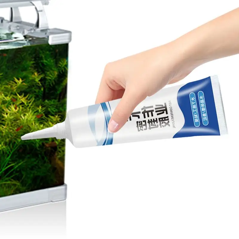 Aquarium Glue Fish Safe 120ml Aquarium Adhesive Instant Glue Transparent Aquarium Adhesive Multifunctional Aquarium Supplies