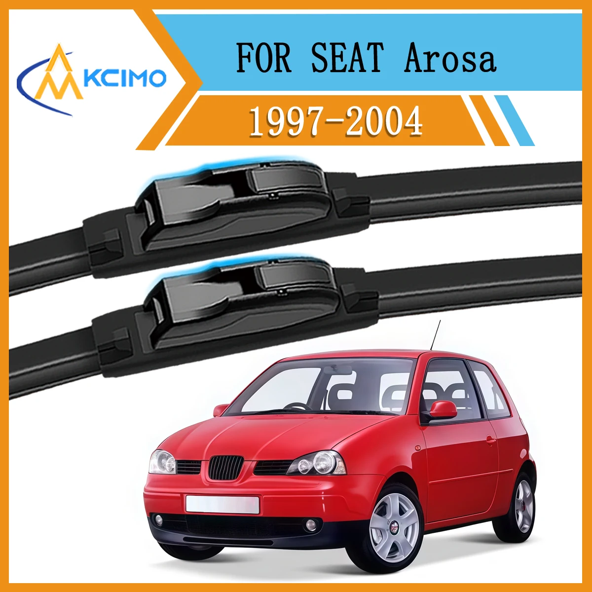 

Durable Windshield Wipers Direct Replacement For SEAT Arosa 1997-2004 Easy to Install Set of Front Wiper Blades