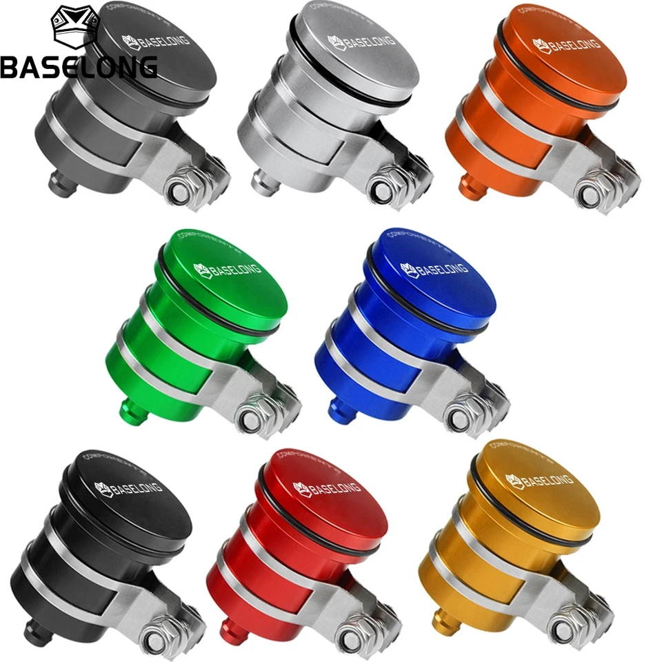 Tappo Serbatoio Fluido Freni CNC In Alluminio Anodizzato Per KTM Duke 125/200/250/390 (2013-2023) – Arancione, Installazione Facile