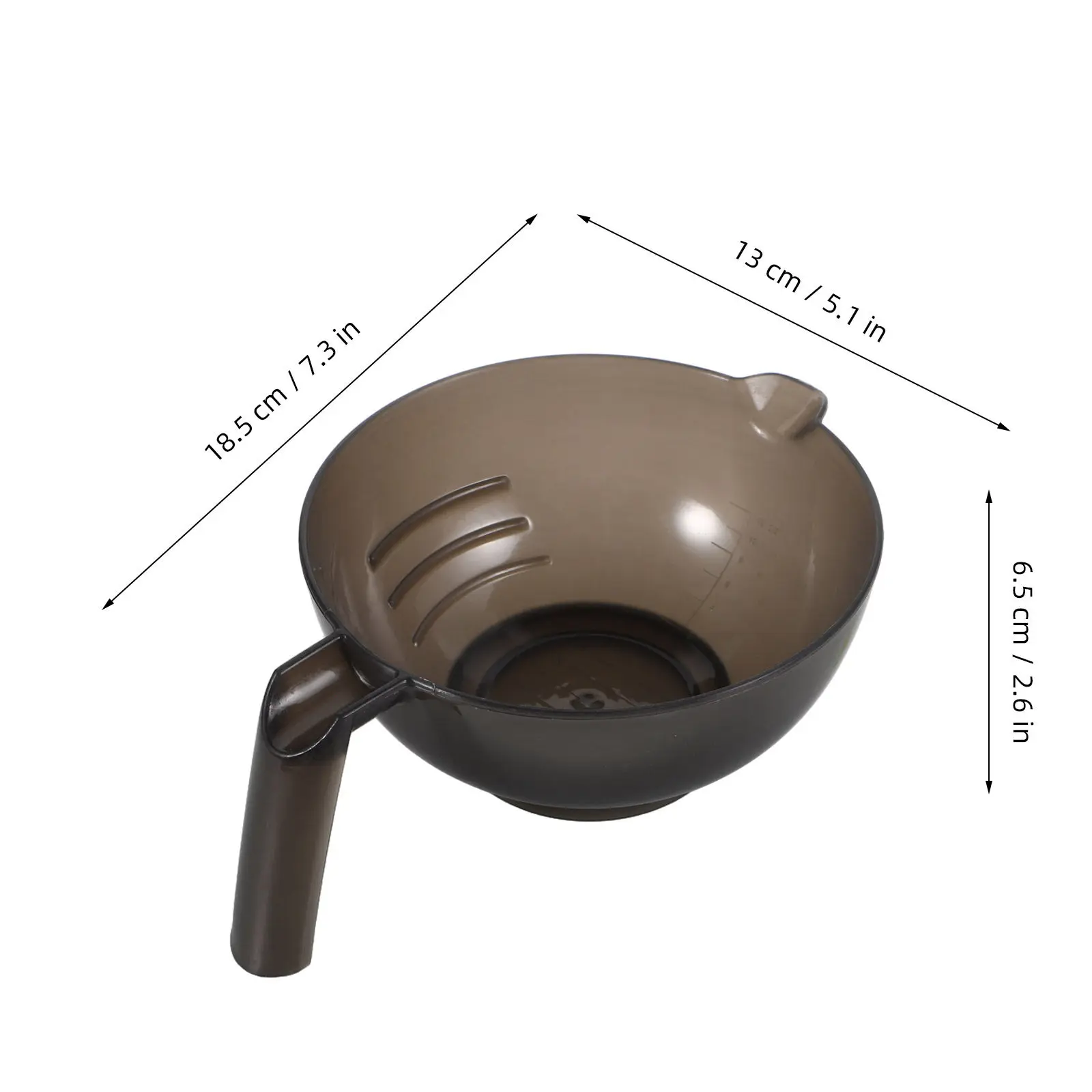 Premium Hair Coloring Mixing Bowl Salon Grade Heat Resistant Smooth Edge for Dye Perming Highlighting Hair Dye Tools Beauty