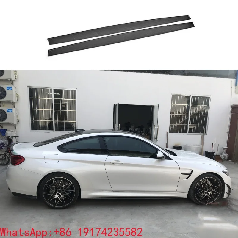 

F82 M4 Side Skirts Fit for M Series F82 M4 2014-2019 Year MP Style Coupe Carbon Fiber Side Extension for F80 M3 Sedan