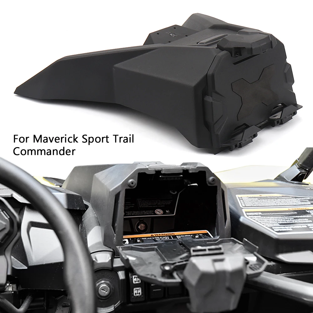 

UTV Extended Electronic Device Holder GPS Tablet Mount Storage Box For Can-am Maverick Sport Trail 1000 800 Commander Max 2019-