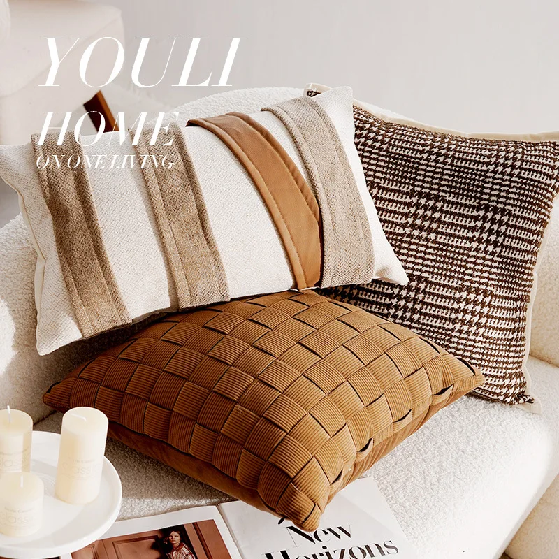 

30x50/45x45cm Nordic Morocco Light Luxury Throw Pillow Cover Couch Living Room Cushion Cover Waist Pillow Case Home Decorative