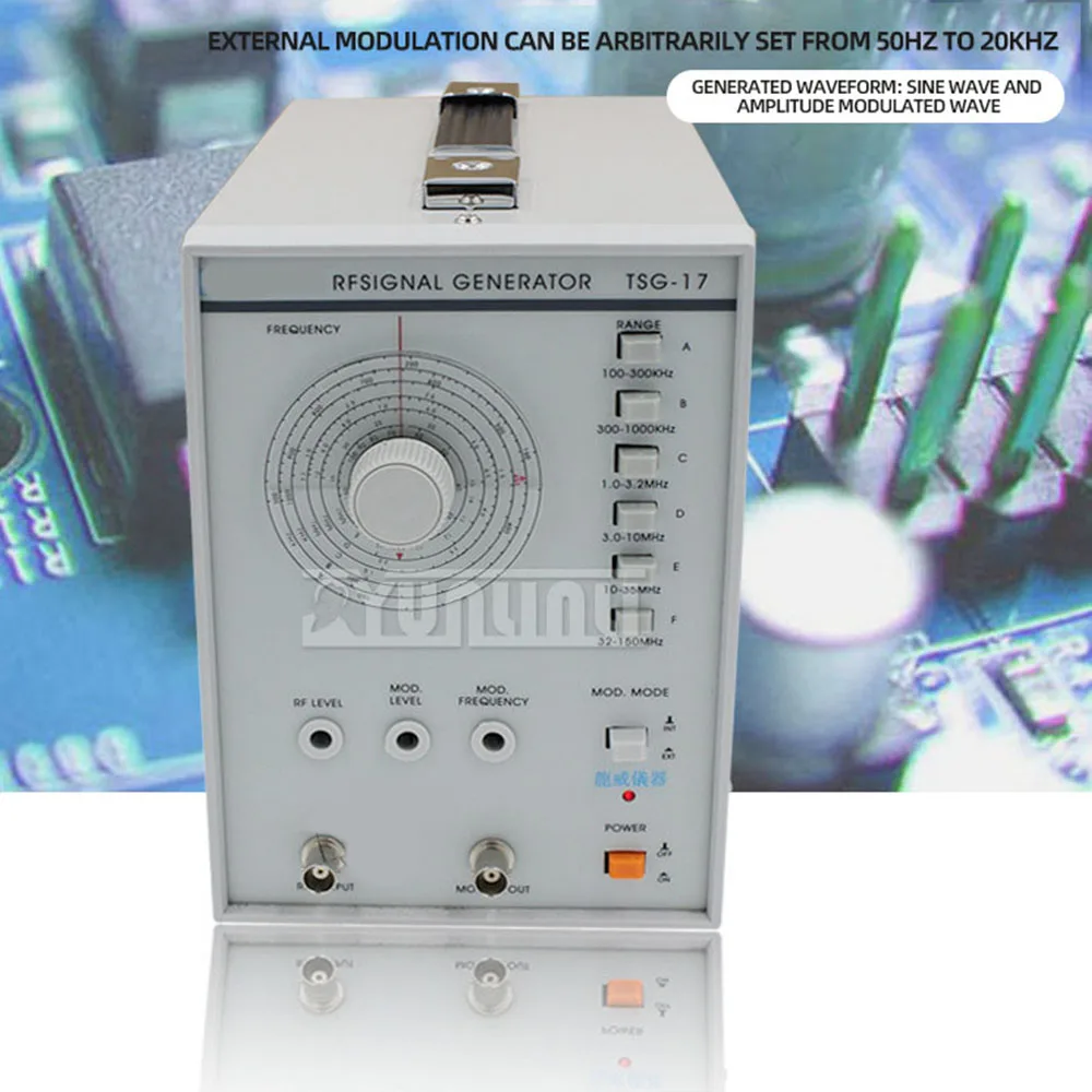 高周波信号発生器,100khz〜150mhz,信号周波数TSG-17