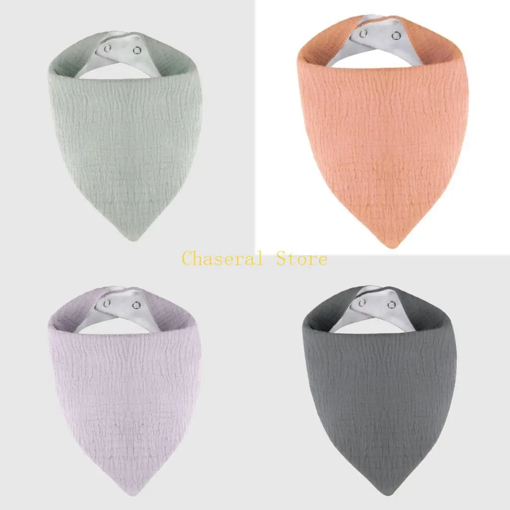 

E7CE Baby Bandana Drool Bibs Absorbent & Soft Unisex Newborn Bibs Baby Shower- Gift