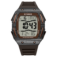 Stylish Square Large Screen Sports Electronic Watch, Night Light Wrist Watch, Suitable For Boys And Girls, Birthday Gift