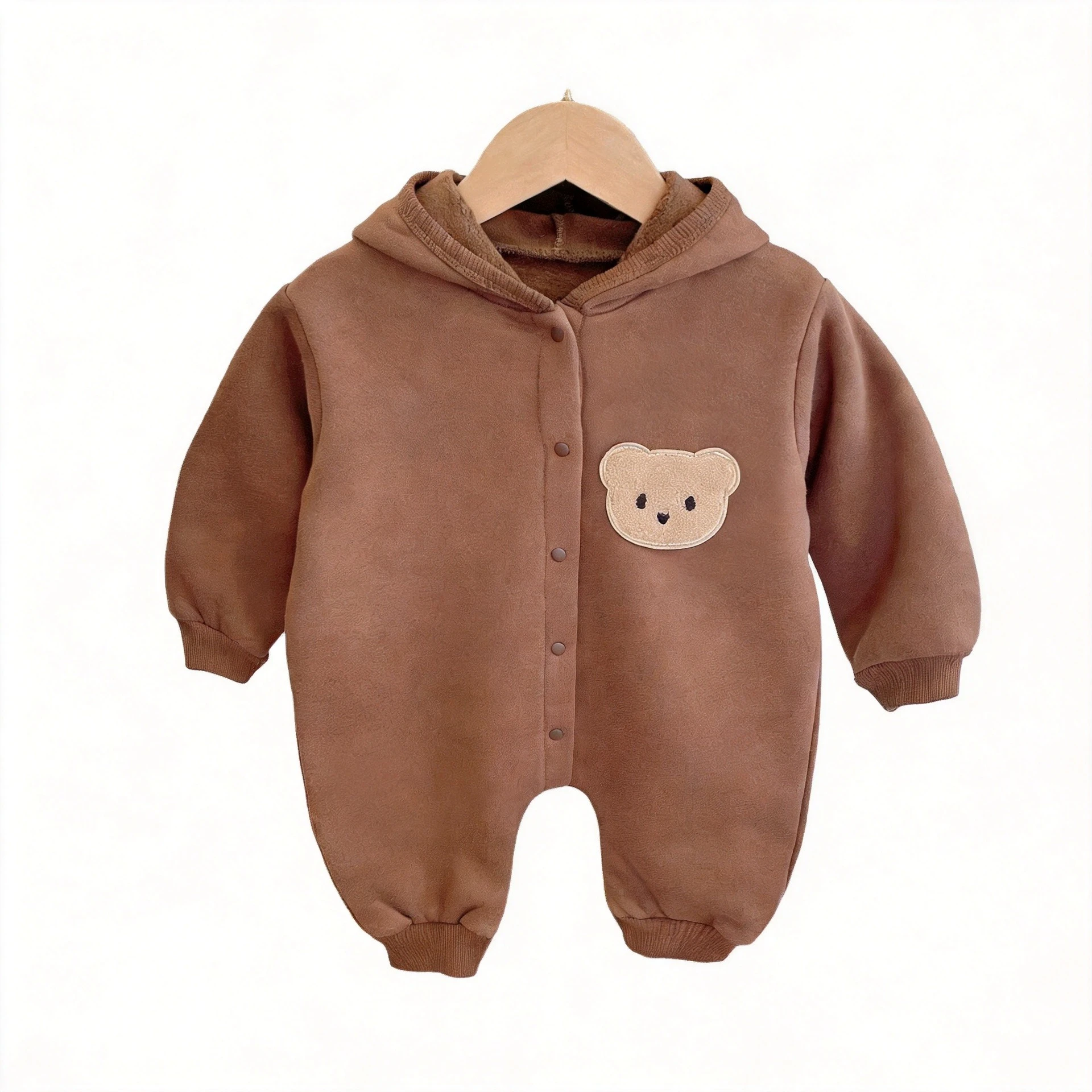Baby-Strampler Herbst und Winter, Fleece-verdickter Pullover, warme Winterkleidung, Kletterkleidung, warme Kleidung, Kinderkleidung