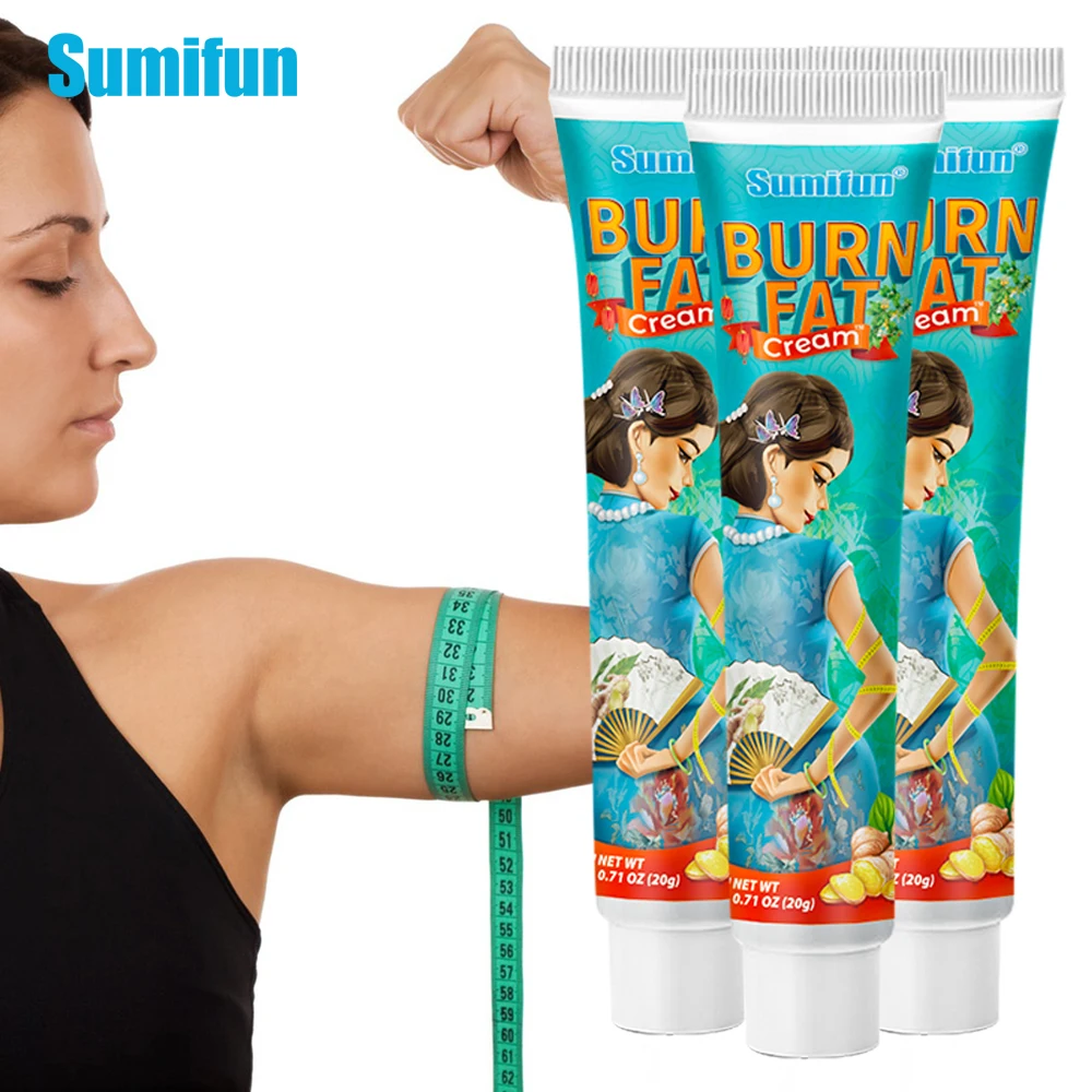 

3/5Pcs Sumifun Burn Fat Cream Arm Legs Cellulite Removal Slimming Ointment Weight Loss Body Shaping Massage Medical Plaster 20g