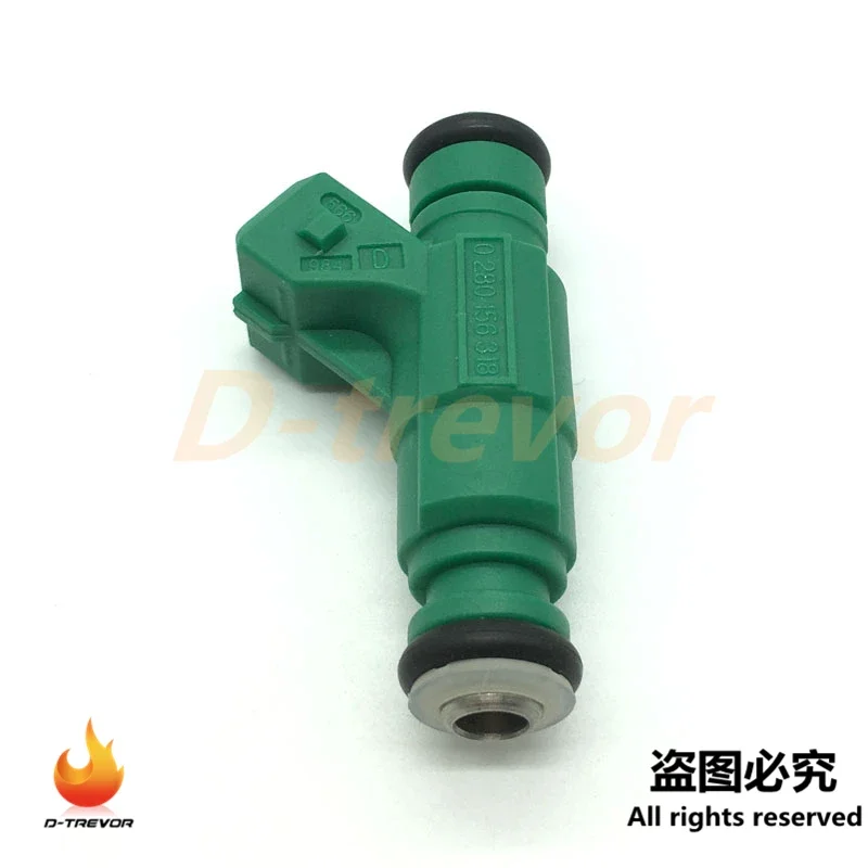 4Pcs OEM 0280156318 Fuel Injector nozzle For Citroen C2 C3 C4 Xsara 2 Berlingo Peugeot 206 307 1.6 16V 1984E9