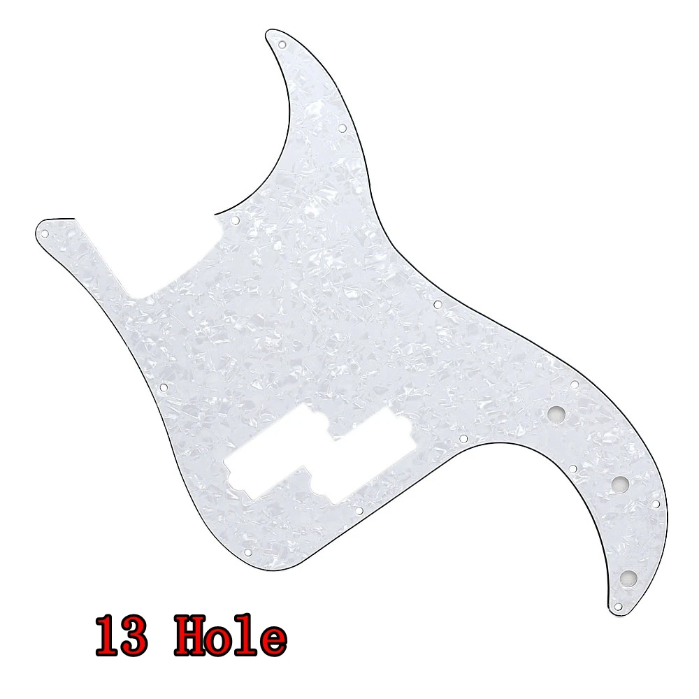 E-Gitarren-Schlagbrett aus 3-lagigem PVC, Schlagbrett für PB-Bassgitarre, 13 Löcher mit Schrauben – Detail 10