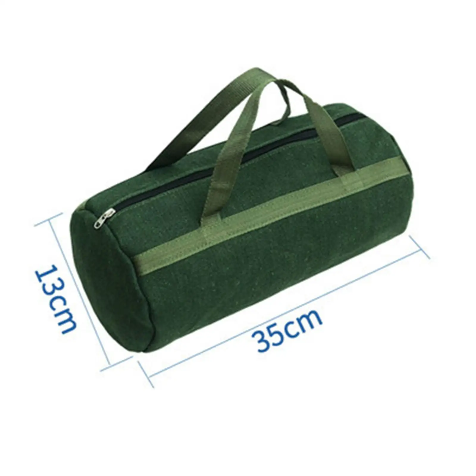 Tool Bag Canvas Utility Tote Tool Organizer Wide Mouth Opening Portable Handbag Multipurpose for Plumber Technicians Sturdy