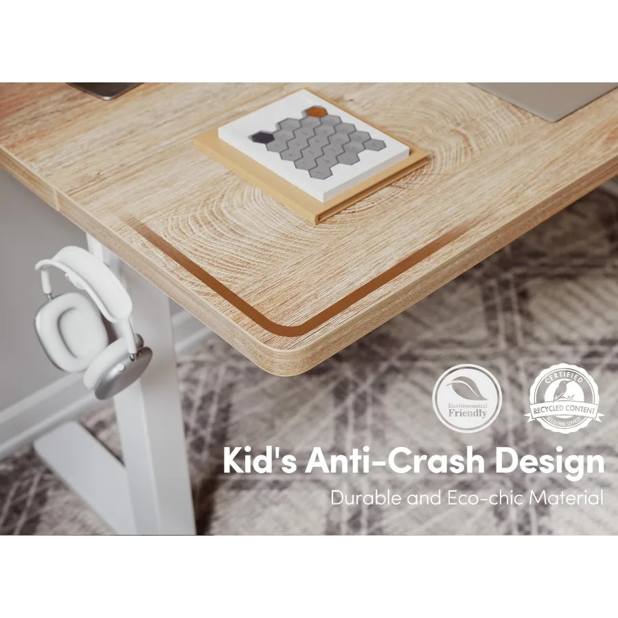 40 x 24 Inches Electric Height Adjustable Standing Desk for Home Office and Workspaces SitStand Up Computer Desk with Splice Bo