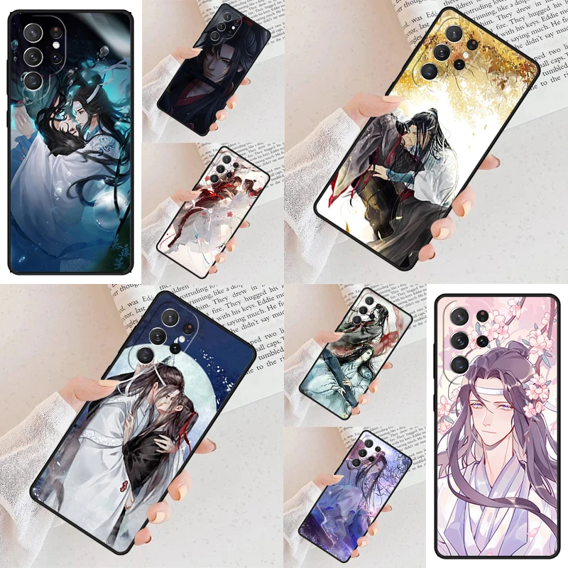 Неразборный чехол Wei Wuxian Lan Wangji для Samsung Galaxy S24 S23 S22 S21 Ultra S10 Note 10 Pro S20 Plus FE S9