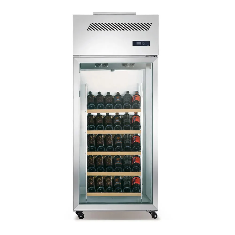 XEOLEO Commercial One Door Mini Compressor Upright Cooler Fridge Display Beer Drinks Cold Air Refrigeration Freezer