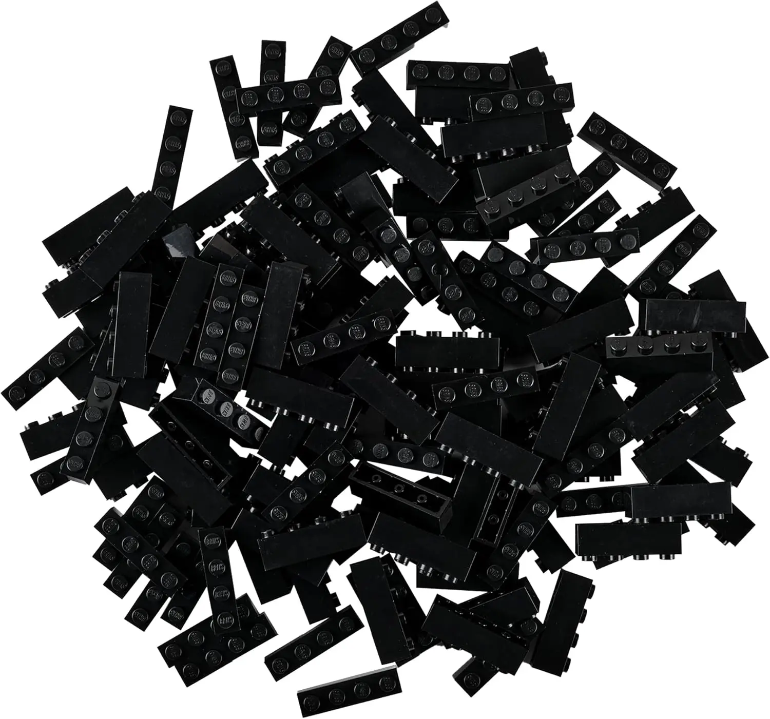 

Стартовый набор Classic Bricks, черный, 144 предмета, 1x4 дюйма, набор для творческих игр для детей от 3 лет, 100% совместимость с Al