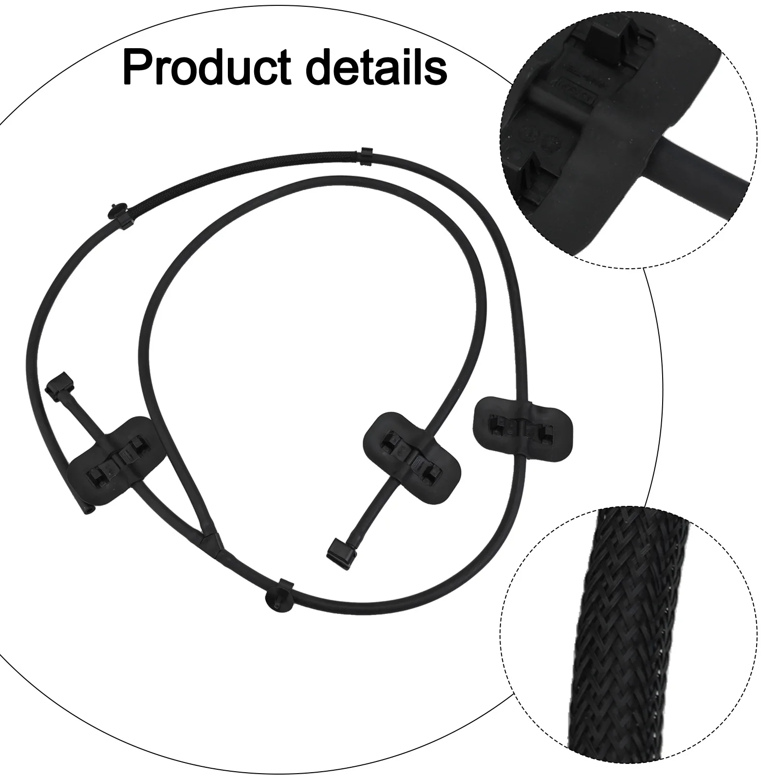 Car Light Accessory Washing Nozzle Windscreen Washer Nozzle Seamless Fitting Improved Visibility While Driving