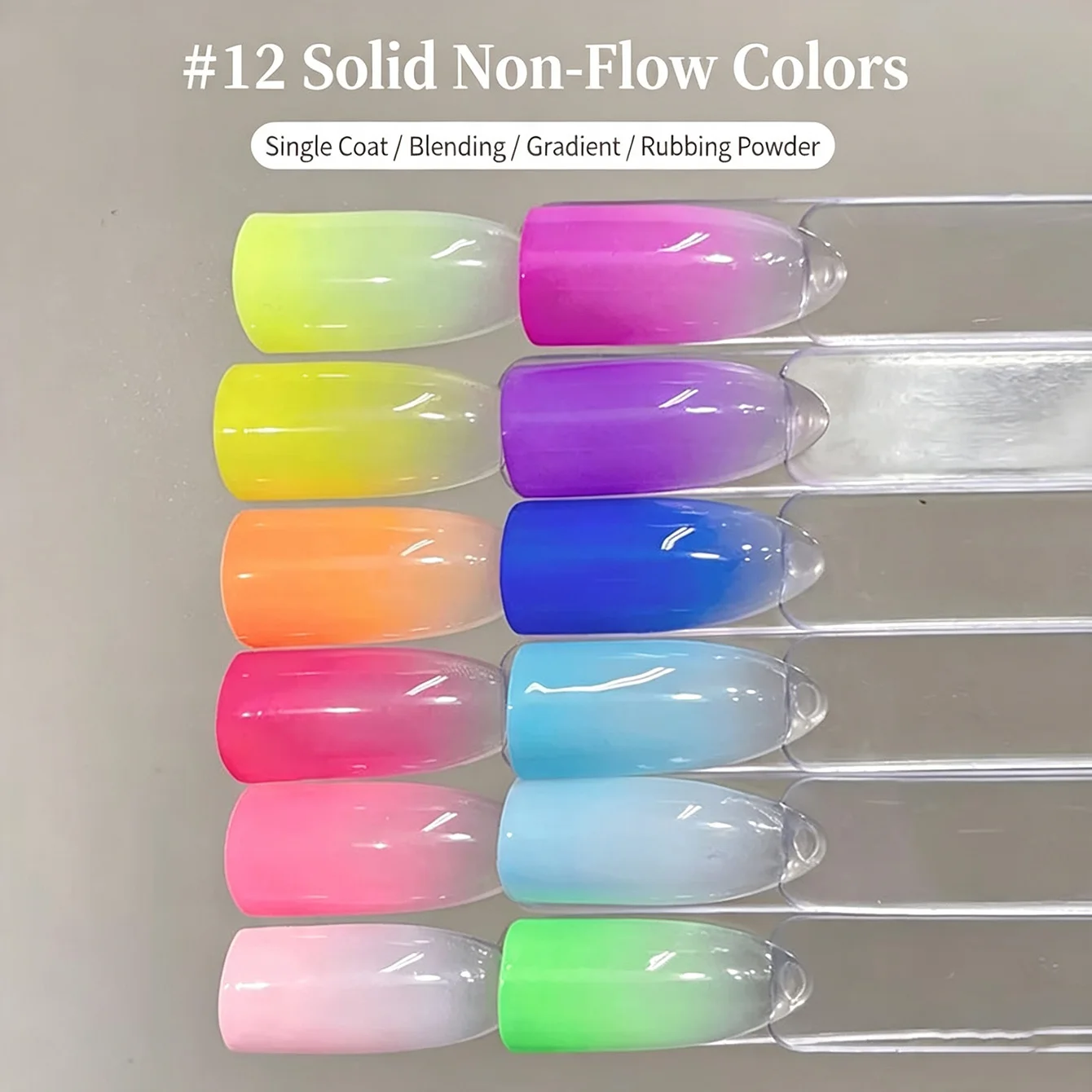 12‑Color Sweet Macaron Patting Gel, High Saturation Dopamine Candy Colors, Solid Non‑Flow Mousse Texture for Salon & DIY Nails